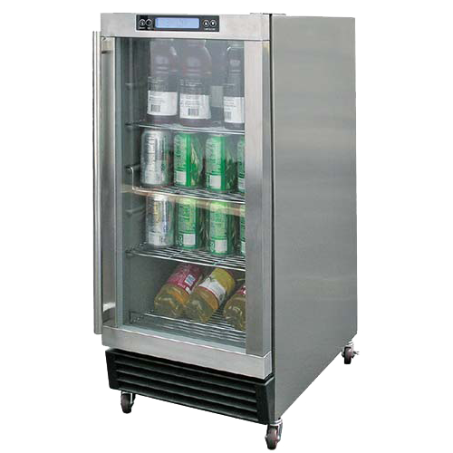 OUTDOOR STAINLESS STEEL BEVERAGE COOLER